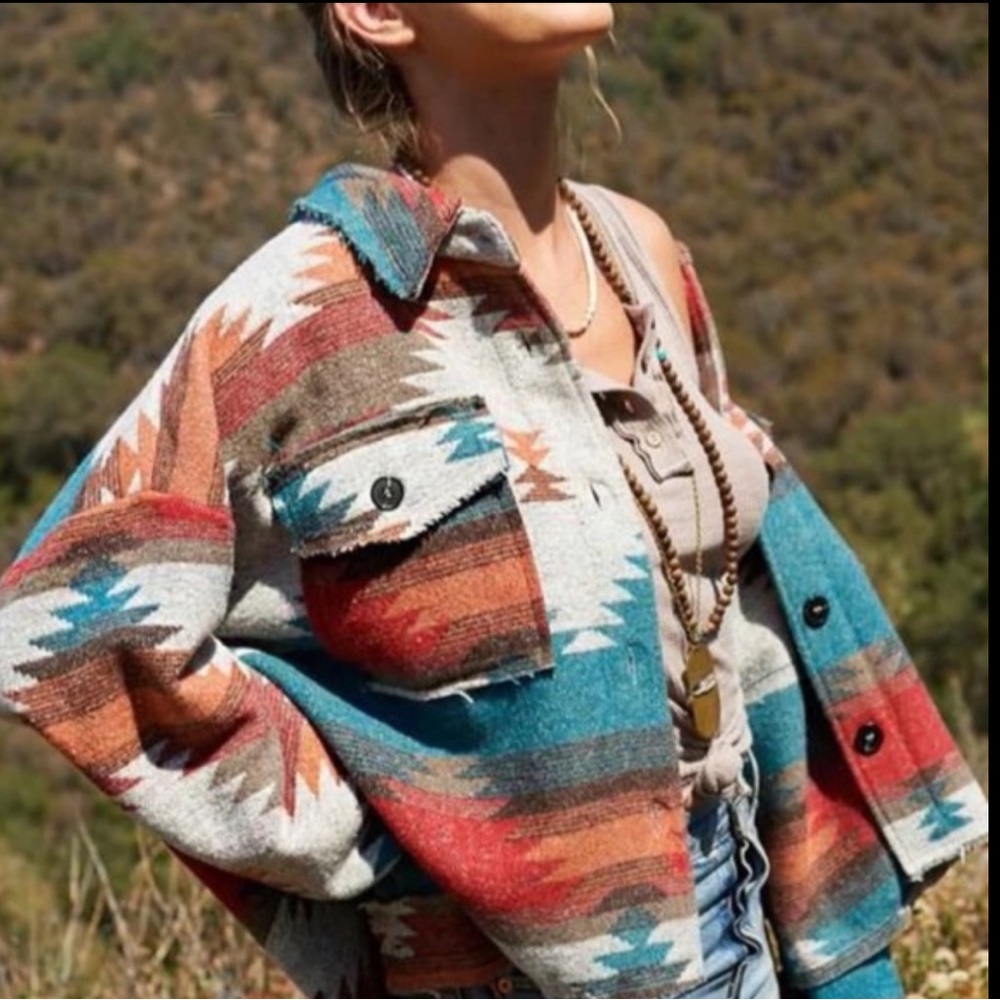#19 CLOSEOUT SALE! New ! Aztec Yellowstone Distressed Flannel